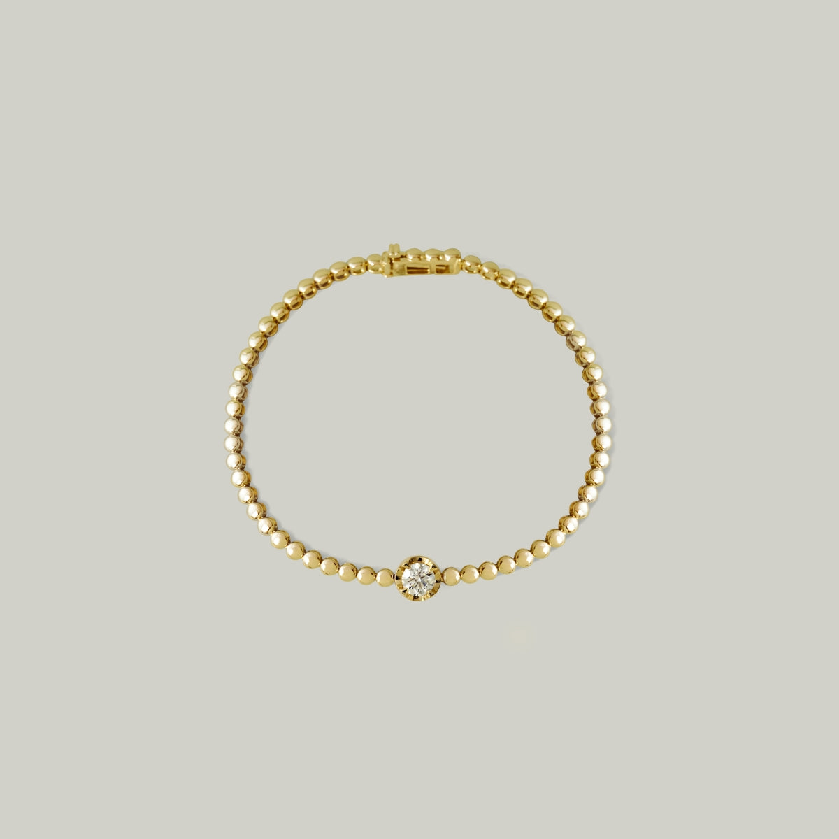 18K Gold 0.50ct Natural Diamond Handcrafted Bracelet (Dispatched within 30 days of purchase)
